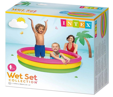 Intex Inflatable pool 3-color 147x33 cm 57422NP