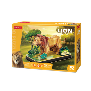 Puzzle 3D Animaux Lion DANTE Cubic Fun 08561