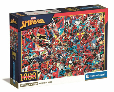 Clementoni puzzle 1000 pieces Compact SpiderMan 39916