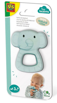 Elephant teether made of 100% natural rubber 13163 31630