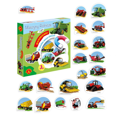 Refrigerator magnets - agricultural machinery 23671