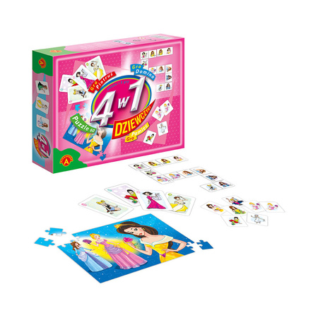 Jeu de puzzle 4 en 1 pour filles 05622