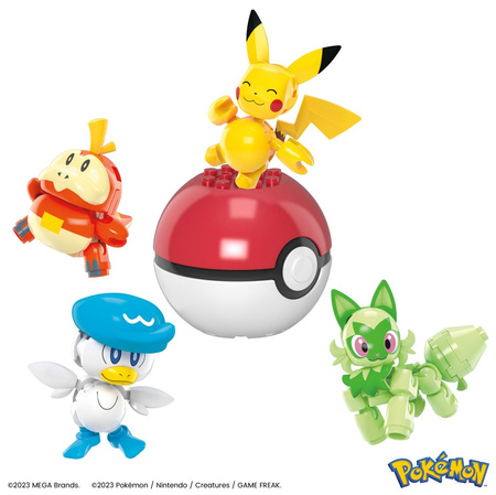 MATTEL MEGA CONSTRUX Pokemon Paldea Partners HPX92 Block Set