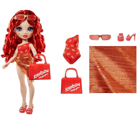 MGA Rainbow High Swim&Style Ruby Red Doll 507277