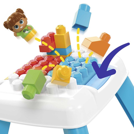 Mega Bloks table with blocks for children HHM99