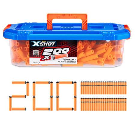 X-SHOT Excel Jeu de 200 fléchettes AmmoBox 36181