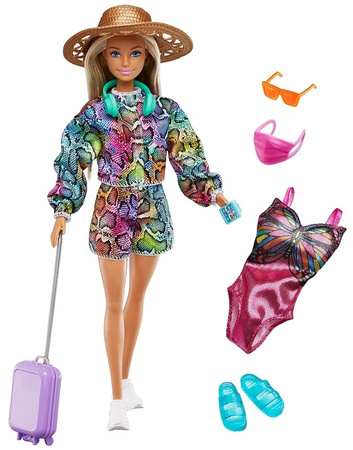 Poupée Barbie MATTEL avec un grand chapeau HGM54