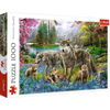 Puzzle 1000 pieces Wolf family 10558