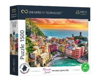 Trefl Puzzle 1500 UFT Coucher de soleil romain Vernazza 26196