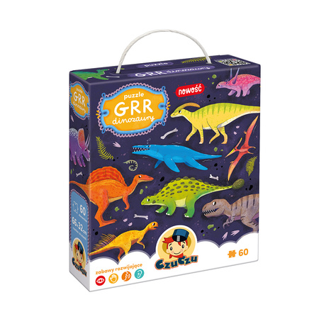 CZUCZU Puzzle Dinosaures Grr 92412 - Puzzle éducatif pour enfants