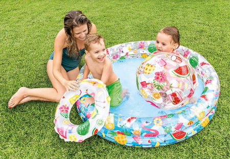 Intex 59460 Set: Pool, Ball, Ring