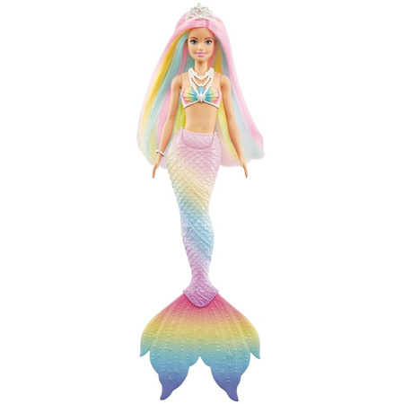 Barbie Sirène Transformation Arc-en-ciel GTF89