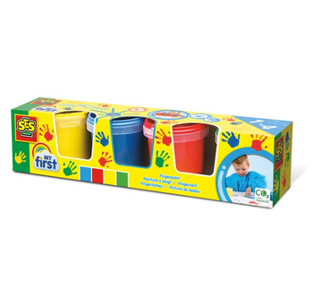 Peintures au doigt 4 couleurs pour enfants 14413