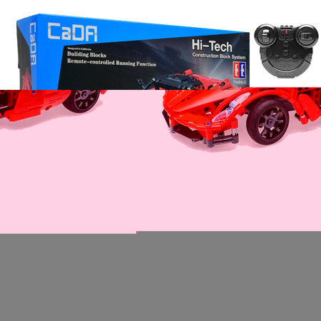 CADA blocks red racing car C51009W 54594