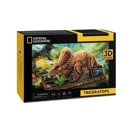 Puzzle 3D Tricératops DANTE Cubic Fun DS1052 10526