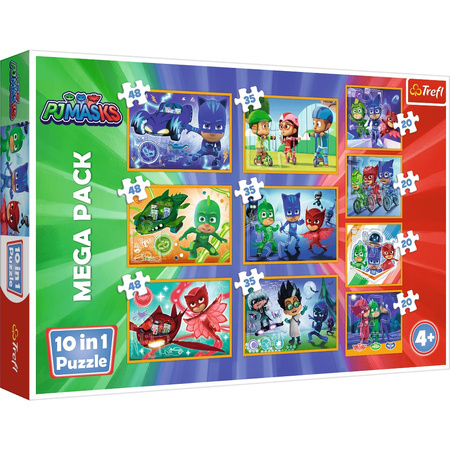 Puzzle 10in1 Brave PJ Masks 90357