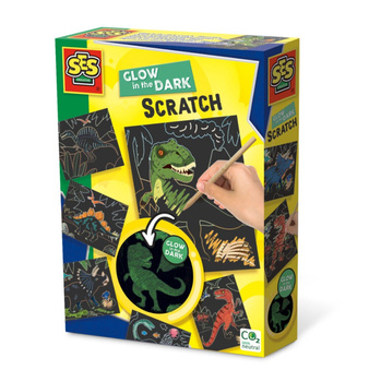 Dino 14285 glow-in-the-dark scratch card