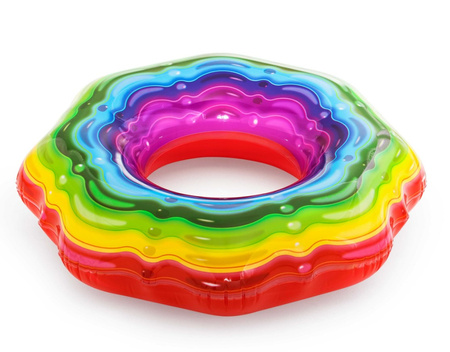 BESTWAY Rainbow inflatable ring 115cm B36163