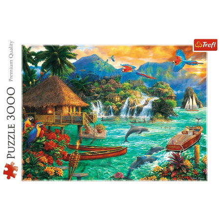 Puzzle 3000 Vie insulaire 33072