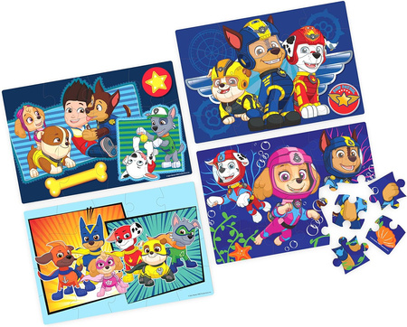 PAW Patrol wooden puzzle 4in1 6040049