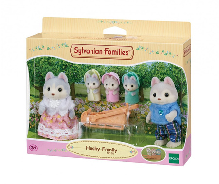 SYLVANIAN Huskty dog ​​family 05636 56363