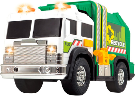 Dickie green garbage truck 30cm light and sound 330-6006