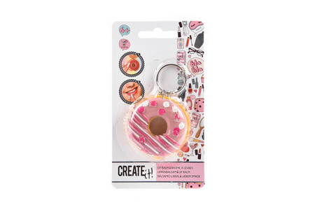 Créez-le ! Baume à lèvres rose Donat + porte-clés 84135