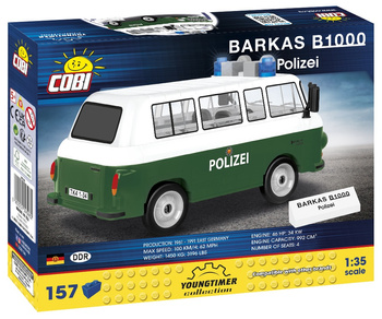 Youngtimer Barkas Police 157 blocs, ensemble 24596