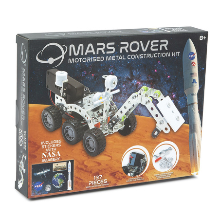 NASA Metal Mars rover with engine 82-0002 - educational toy