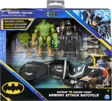 Batman Motorcycle with 2 4" Figures 6064766