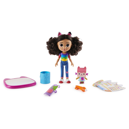 Cat House Gabi doll + art set for children 6064228