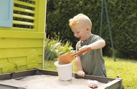 Maison en bois avec bac à sable pour enfants 810728