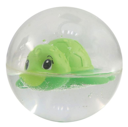 Décoration tortue ABC dans une boule d'eau 401-0105