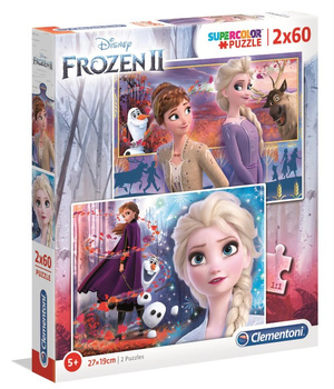 Clementoni Puzzle 2x60 Frozen 2 Super Color 21609