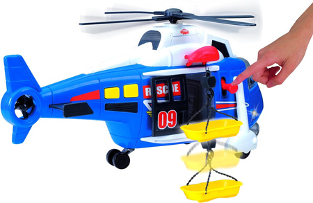 Dickie blue helicopter with light and sound functions 330-8356