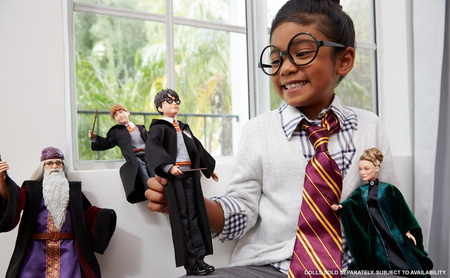 Harry Potter with wand doll FYM50