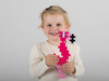 DANTE Plus-Plus big tube - Flamingo 15 elements 3408 01032