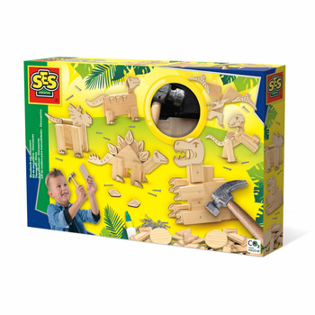 Dinosaurs carpentry set for children 00942