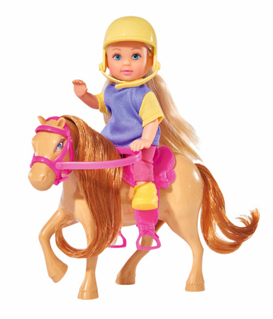 Steffi and Evi dolls with horses 573-8051