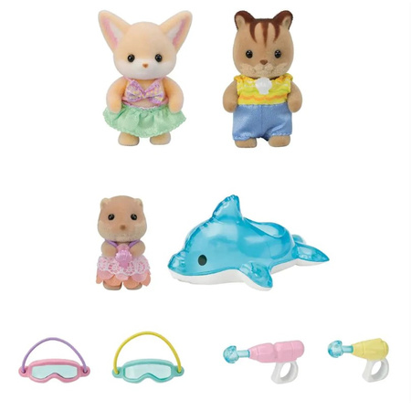 SYLVANIAN plaisir de la piscine Bébé Duo 05749