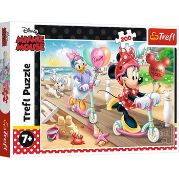 Puzzle 200 pièces Minnie sur la plage Disney 13262