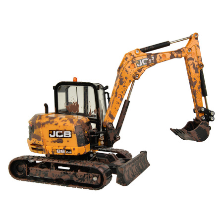 JCB 43279 midi excavator muddy