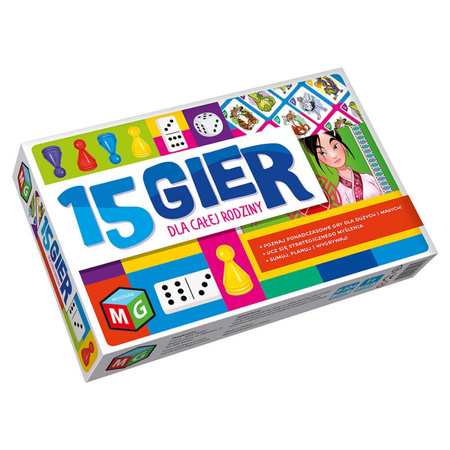 MULTIGRA Lot de 15 jeux 01270