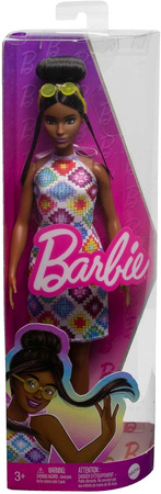 MATTEL Barbie doll, colorful rhombuses HJT07 - toy for children