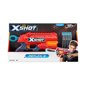 X-SHOT Reflex 6 launcher 12 darts 36433