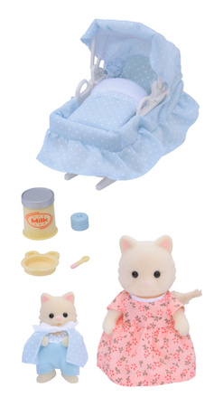 Sylvanian Families Nouveau-né avec mère et layette 05433