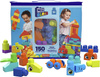 Mega Bloks Bigger Bulk bag of 150 HHM96 blocks - educational set for children