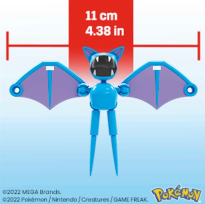 MATTEL MEGA CONSTRUX Pokémon Vol Nocturne Zubat HKT19