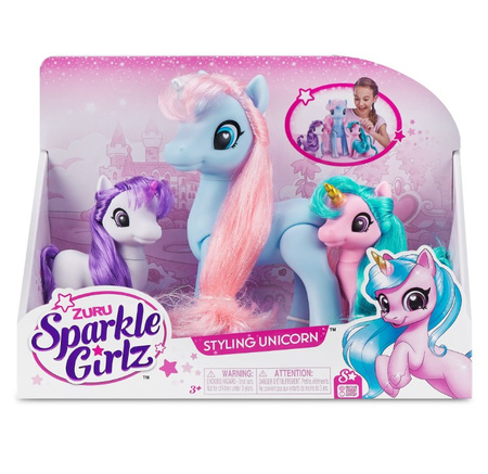 ZURU Sparkle Girlz unicorns 3pcs 100373