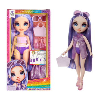 MGA Rainbow High Swim&Style Violet Purple Doll 507314